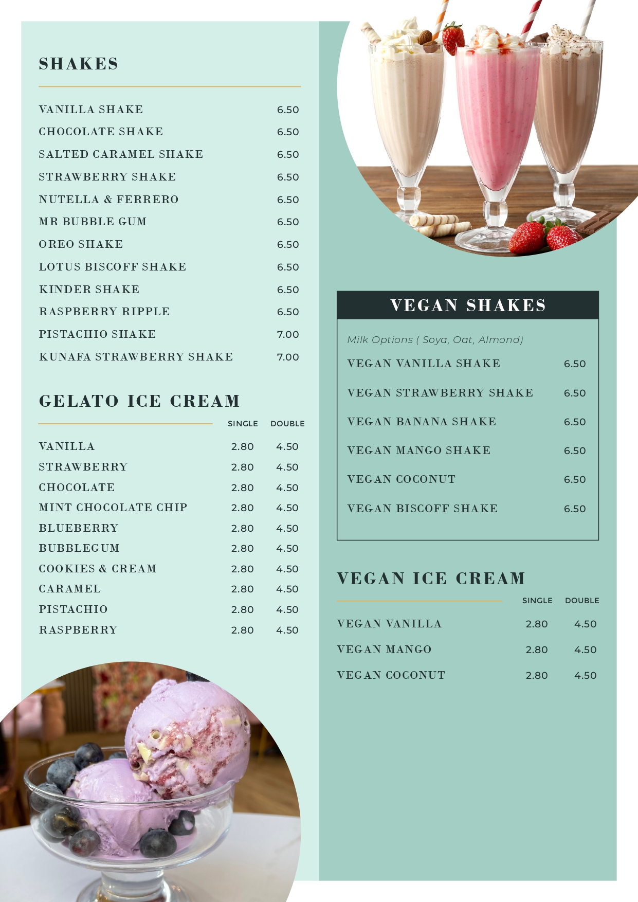 Dessert menu page 7