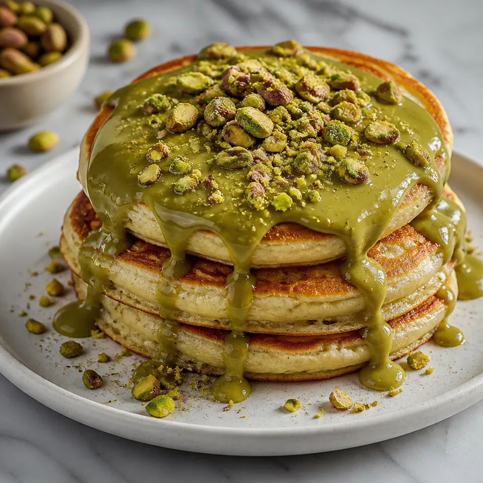 Pistachio Pancake, Cakes in Fallowfield at Crema Dolce